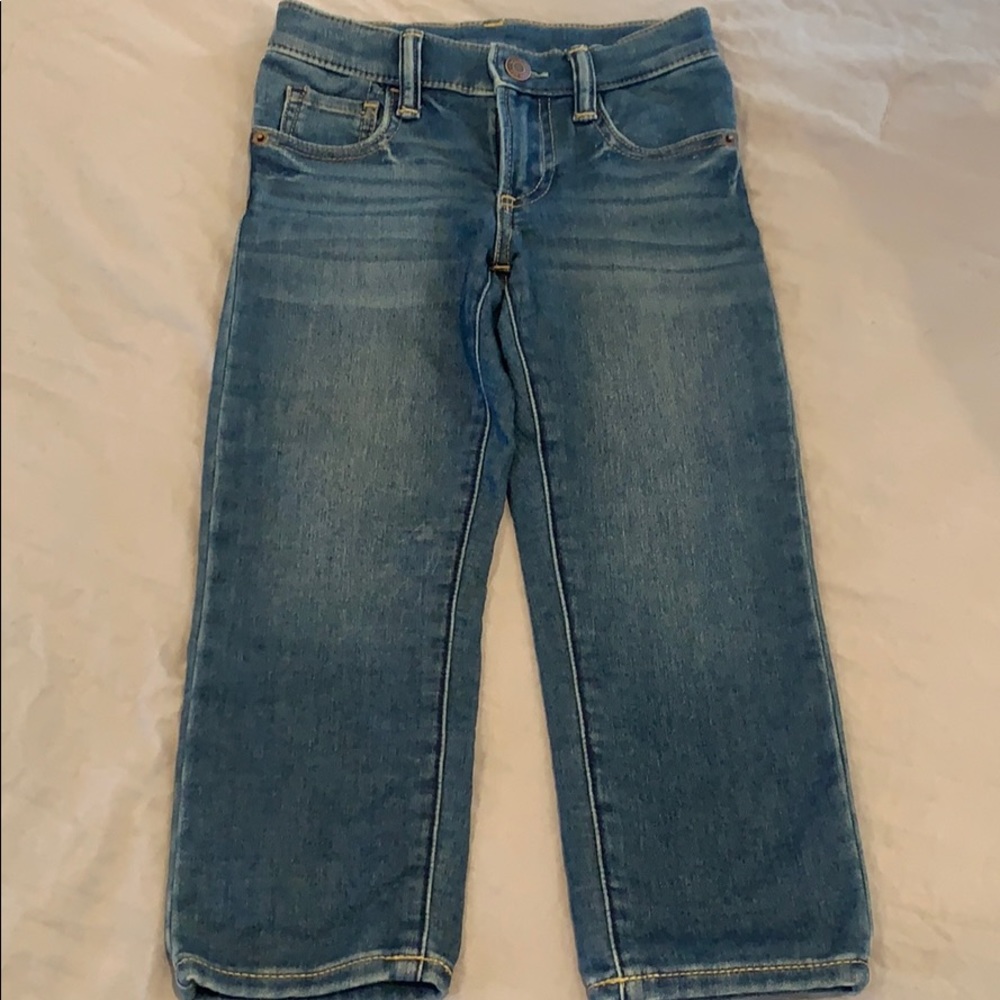 Gap- toddler size 4 slim fit denim.